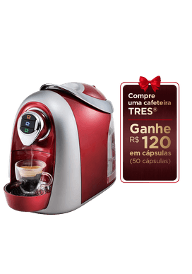 Cafeteira Espresso Modo Vermelha Automatica - TRES 3 Coracoes